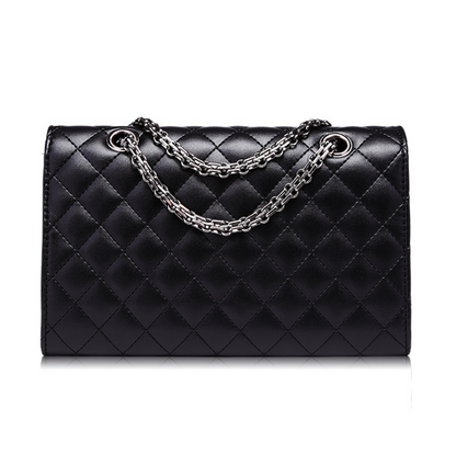 Women Cowhide Leather Shoulder Bags High Quality Fashion Chain Strap Crossbody Bag Famous Brand Ladies Messenger Bag