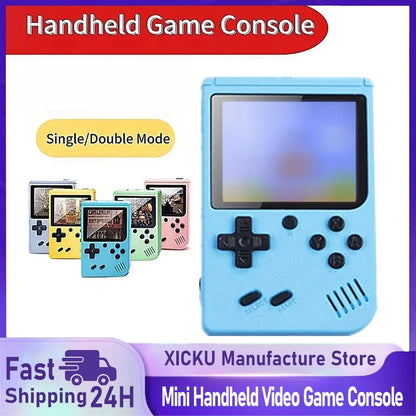 Retro Portable Mini Handheld Video Game Console 8 Bit 3.0 Inch Color LCD Kids Color Game Player Built in 400 Games